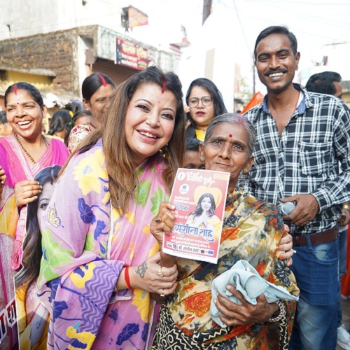  वैशाली नगर में संगीता शाह को मिल रहा है जनसमर्थन: वार्ड 5, 23, 24, 27 और 37 का किया दौरा